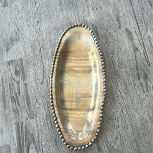 LENOX  closeout! Serveware, Organics Bead Bread Tray